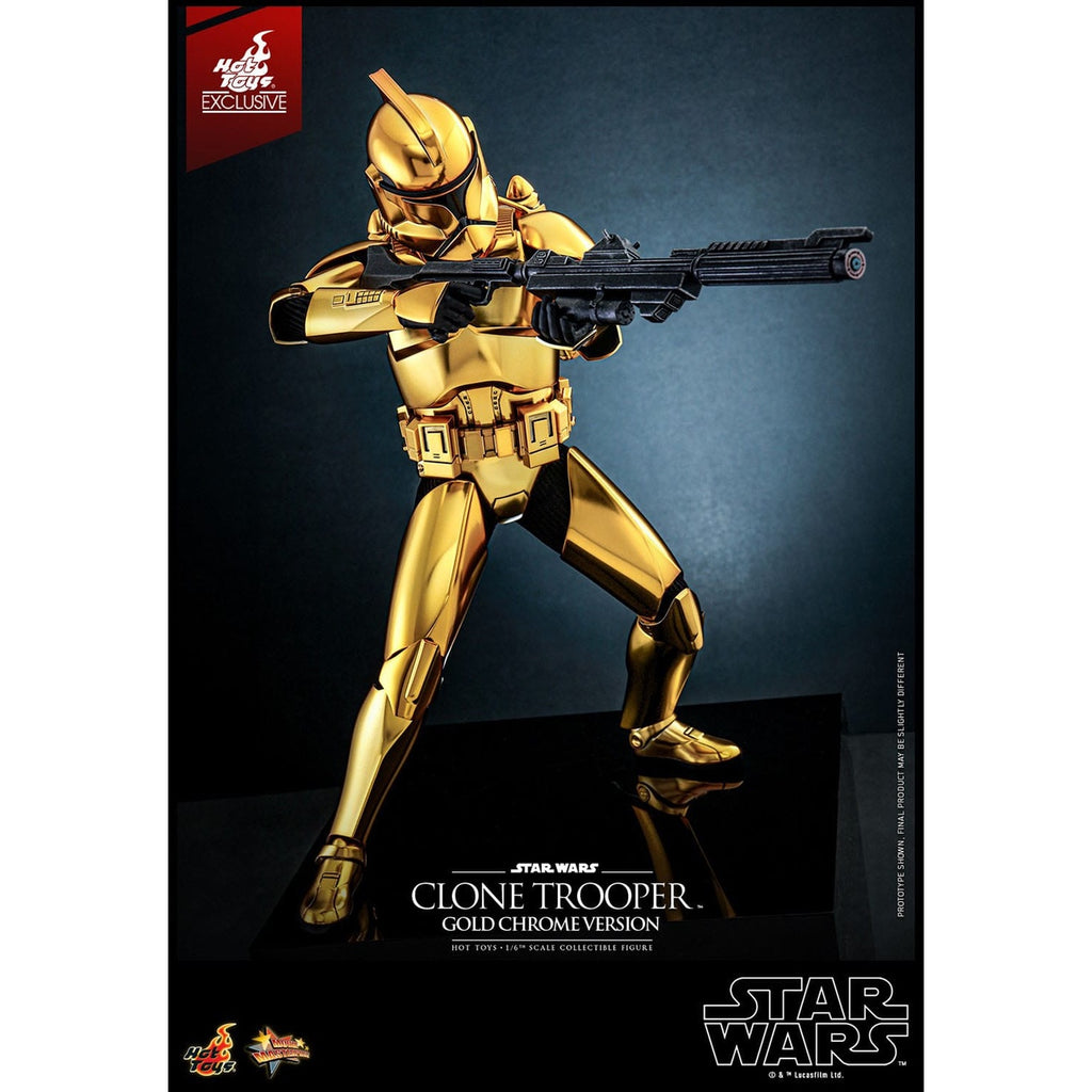 Immagine del prodotto Star Wars Action figure 1/6 Clone Trooper (Gold Chrome Version) Exclusive 30 cm