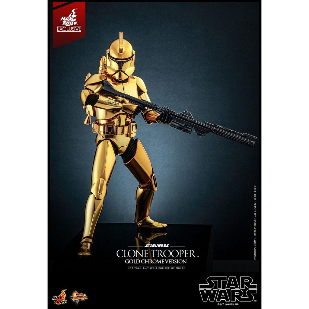 Immagine del prodotto Star Wars Action figure 1/6 Clone Trooper (Gold Chrome Version) Exclusive 30 cm