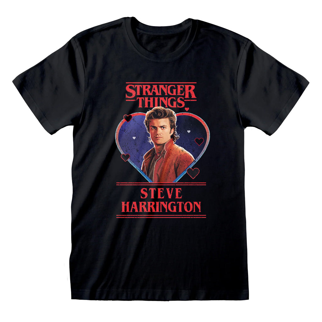 Immagine del prodotto Stranger Things - T-shirt Steve Love nera