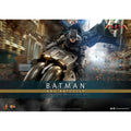 Immagine del prodotto The Flash Movie Masterpiece action figure con veicolo 1/6 Batman & Batcycle set 30 cm