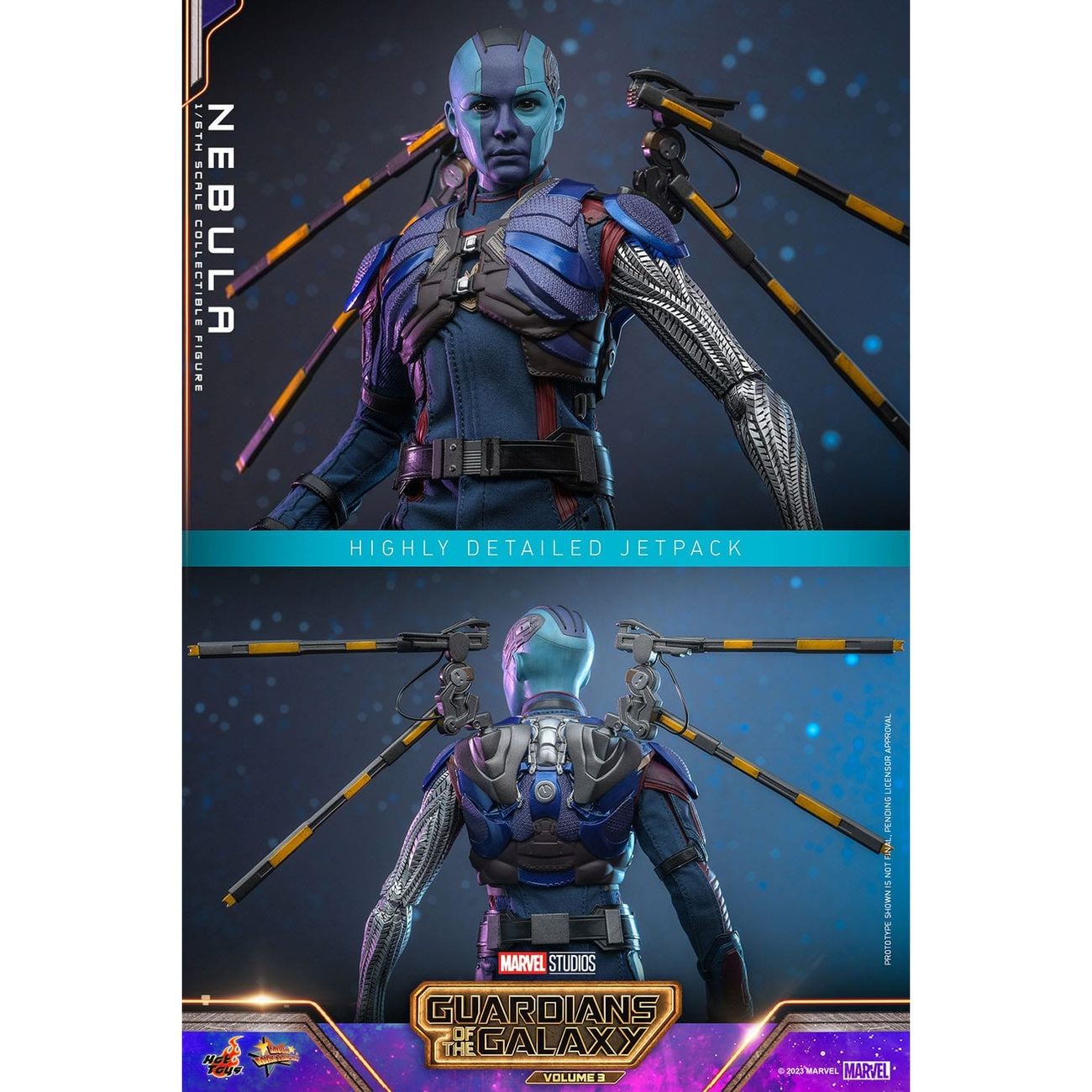 Immagine del prodotto Guardiani della Galassia Vol. 3 Movie Masterpiece action figure 1/6 Nebula 29 cm
