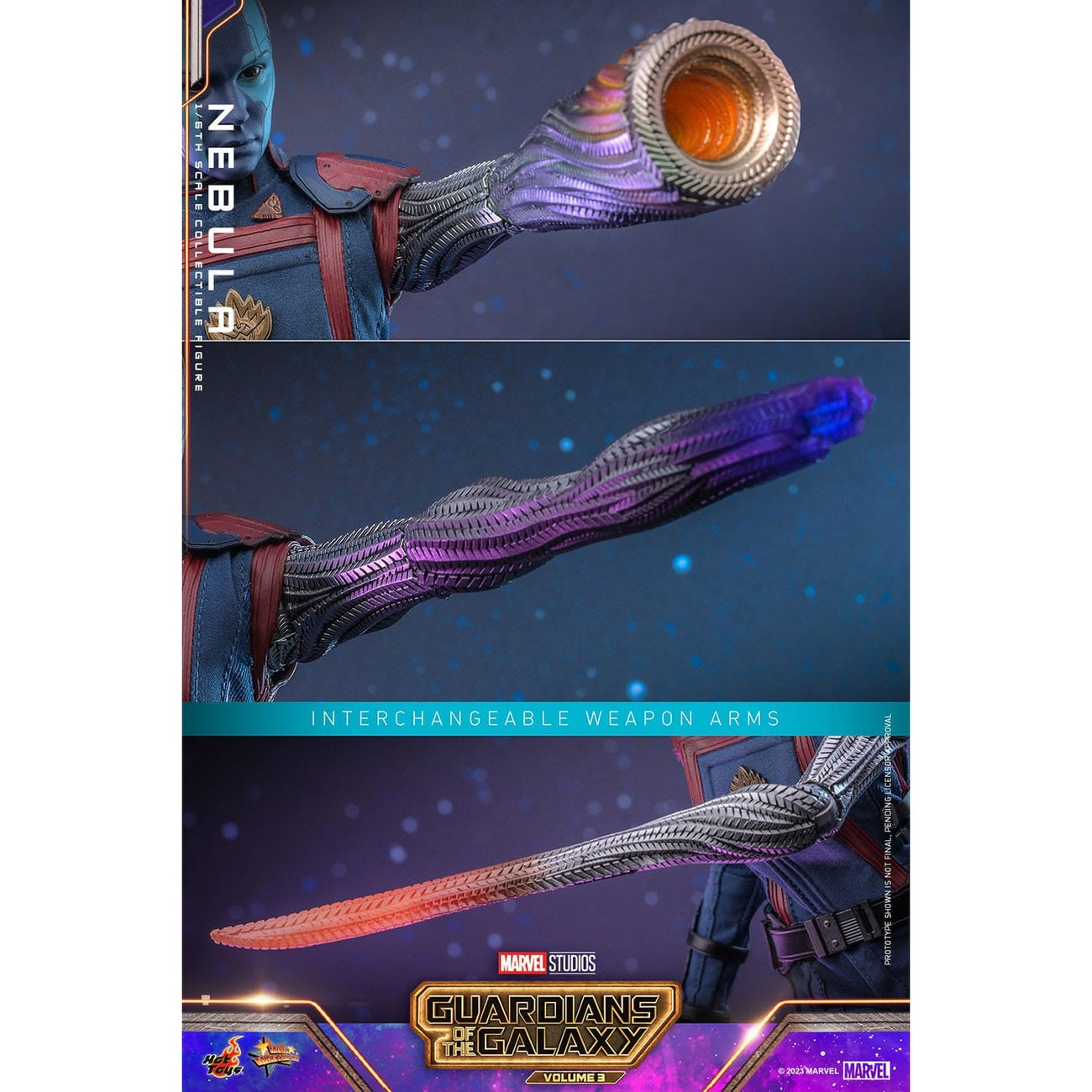Immagine del prodotto Guardiani della Galassia Vol. 3 Movie Masterpiece action figure 1/6 Nebula 29 cm