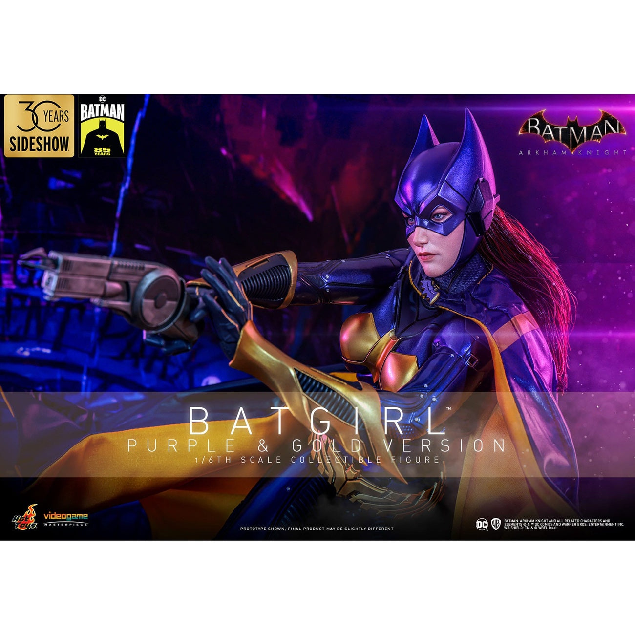 Immagine del prodotto Batman Arkham Knight Videogame Masterpiece action figure 1/6 Batgirl (Purple and Gold Version) Exclusive 30 cm