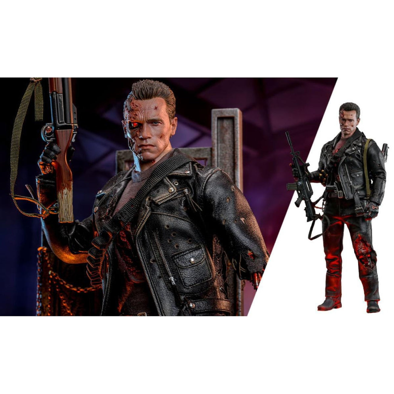 Immagine del prodotto Terminator 2 Movie Masterpiece Action figure 1/6 T-800 Battle Damaged Version 2.0 32 cm