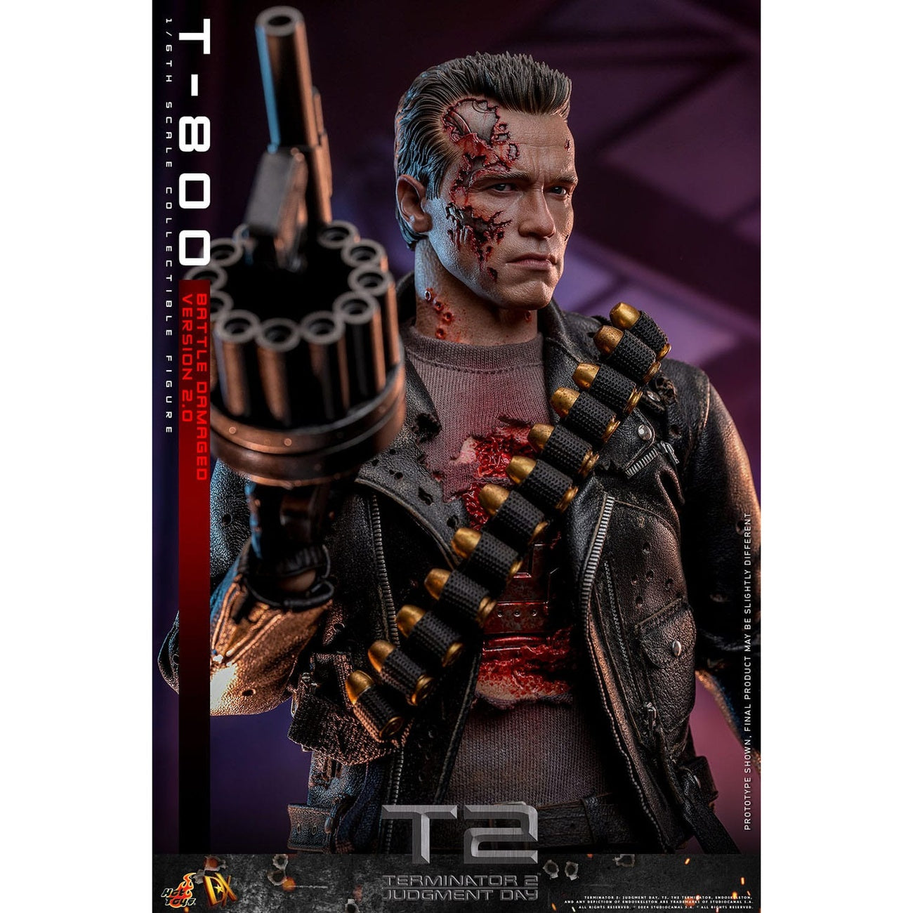 Immagine del prodotto Terminator 2 Movie Masterpiece Action figure 1/6 T-800 Battle Damaged Version 2.0 32 cm
