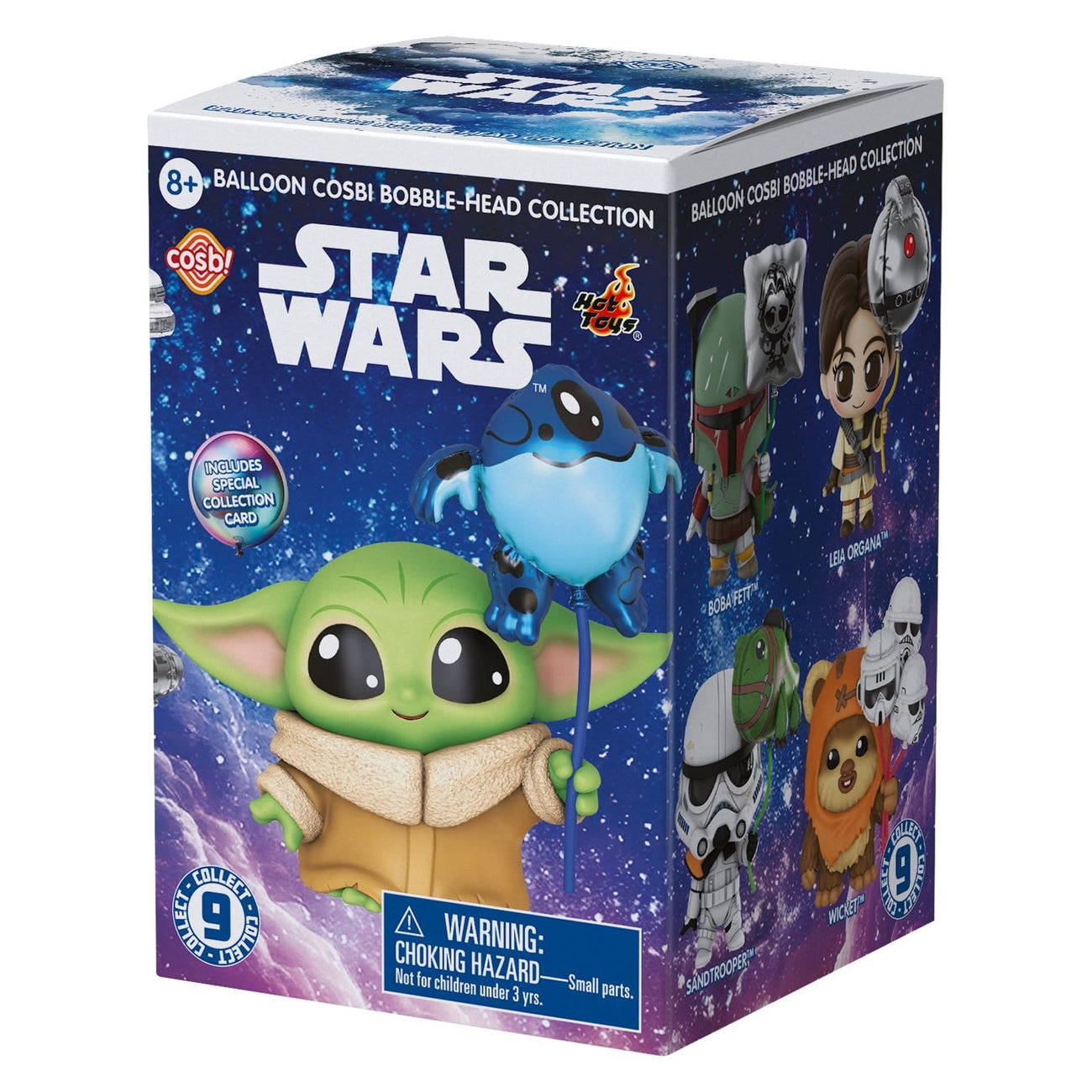 Immagine del prodotto Star Wars Cosbi minifigure Balloon 8 cm Blind Box espositore (8)