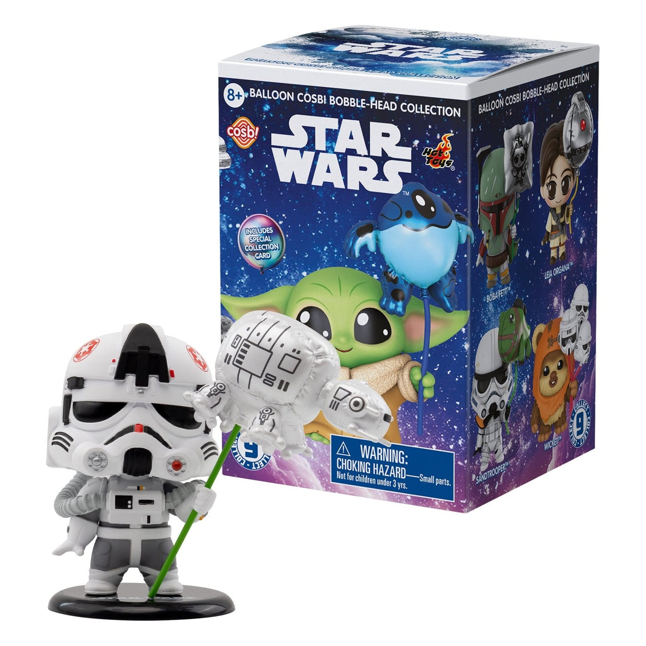 Immagine del prodotto Star Wars Cosbi minifigure Balloon 8 cm Blind Box espositore (8)