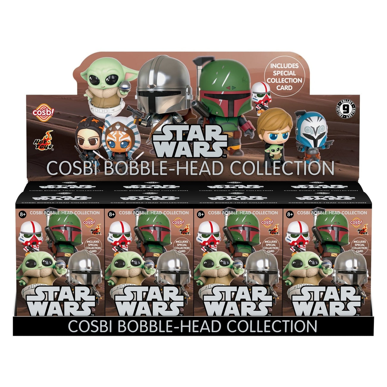 Immagine del prodotto Star Wars Cosbi Minifigure Serie 1 8 cm Blind Box Display (8)