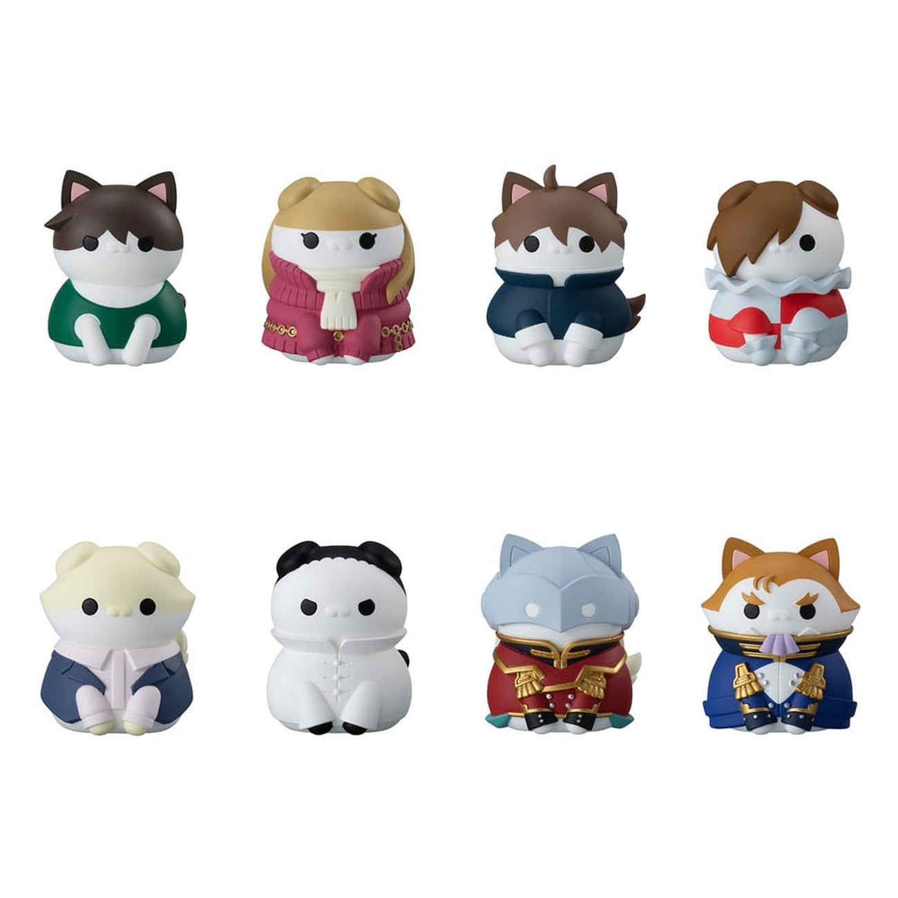 Immagine del prodotto Mobile Suit Gundam Mega Cat Project New Mobile Report Gundam Wing Nyandam figure da collezione Cats Transformation Mission Accomplished! assortimento 3 cm (8)