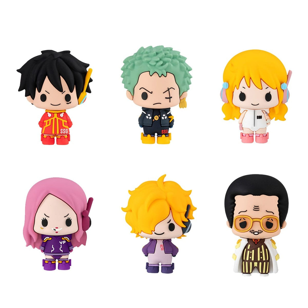 Product image One Piece Chokorin Mascot Series Collectible Figures 6-Pack Egghead Ver. 5 cm