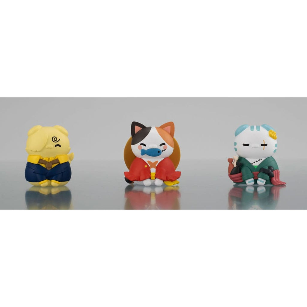 Immagine del prodotto One Piece Mega Cat Project figure da collezione set da 3 Nyan Piece Nyan! Happy Trio 2024 Limited Ver. 3 cm