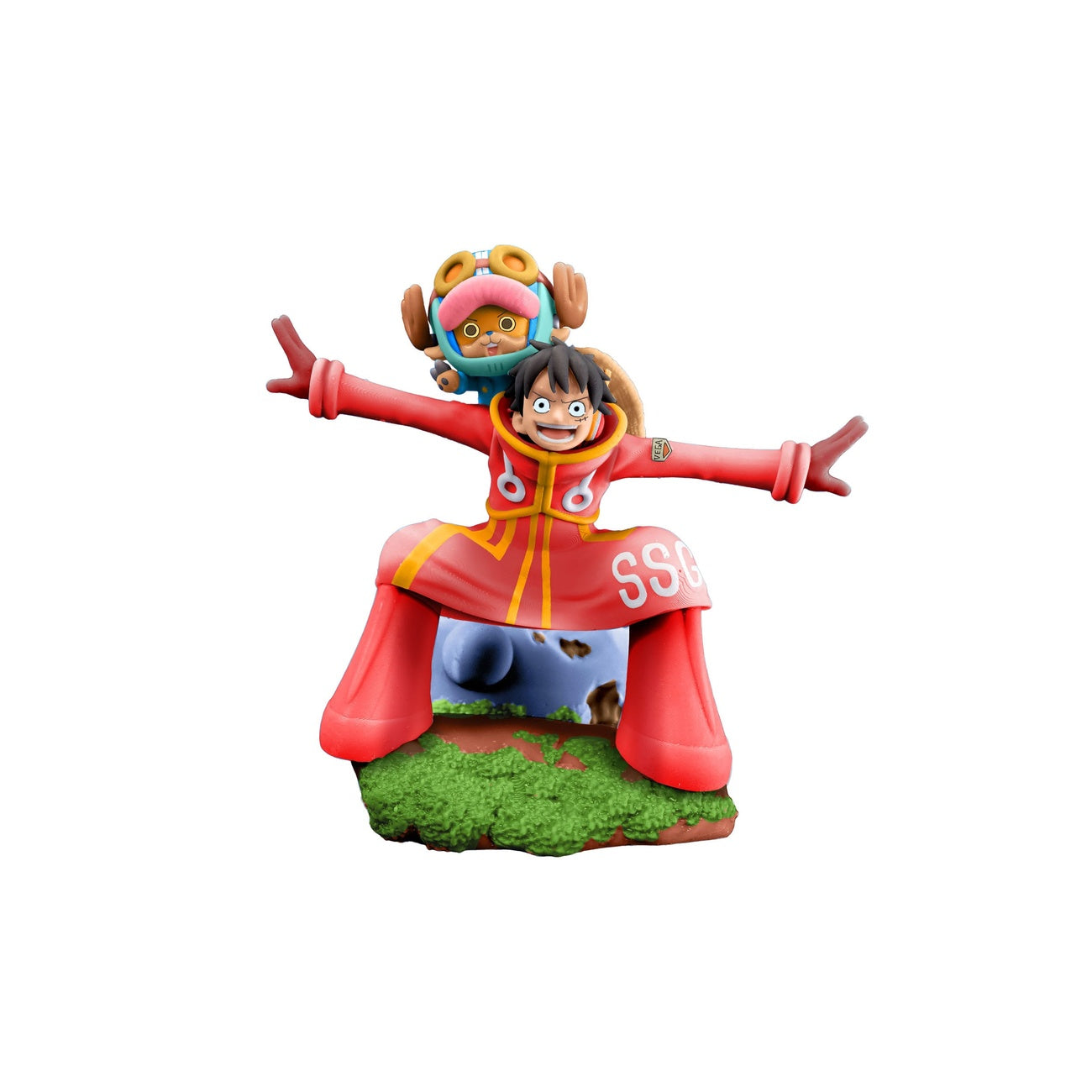 Immagine del prodotto One Piece Petitrama Mini Statua in PVC Logbox Re Birth Egghead Set 9 cm