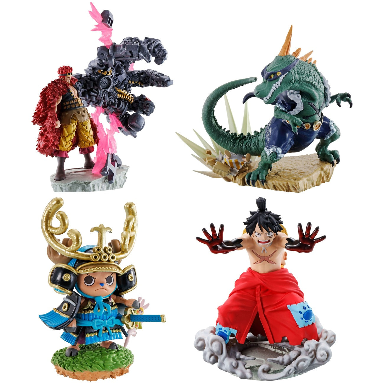 Immagine del prodotto One Piece Petitrama Mini Statua in PVC Logbox Re Birth Wanokuni Vol. 2 Set 9 cm