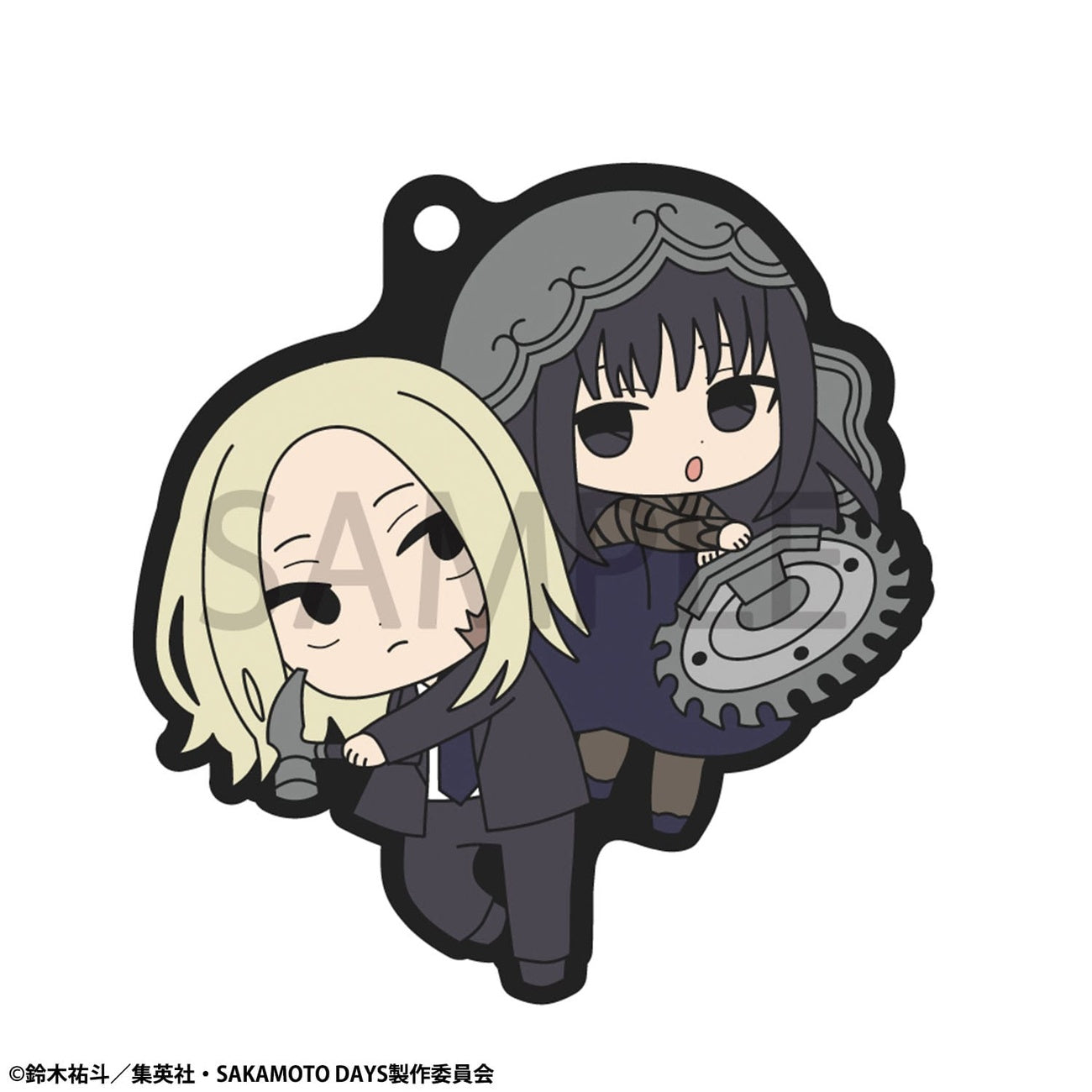 Immagine del prodotto Sakamoto Days Mascot in gomma Buddycolle Ciondolo in gomma 7 cm Assortimento (6)