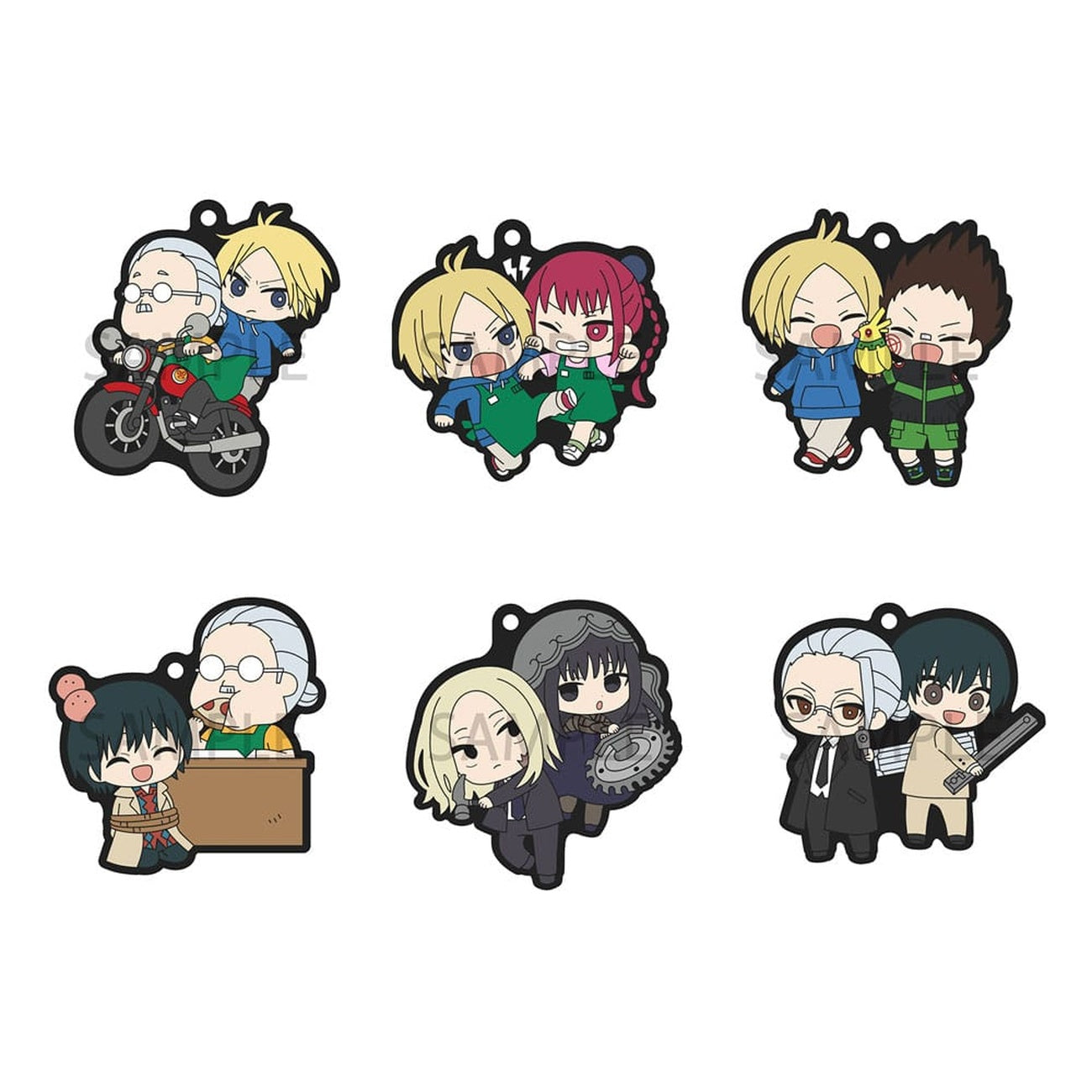 Immagine del prodotto Sakamoto Days Mascot in gomma Buddycolle Ciondolo in gomma 7 cm Assortimento (6)