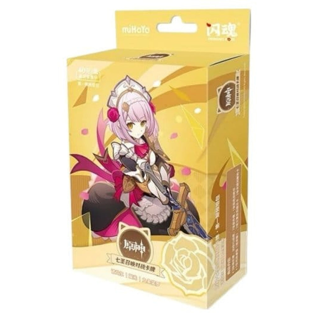 Immagine del prodotto Genshin Impact Gioco di carte collezionabili - Mazzo Starter pre-costruito 06 - Noelle - Serie 1 *Versione cinese*