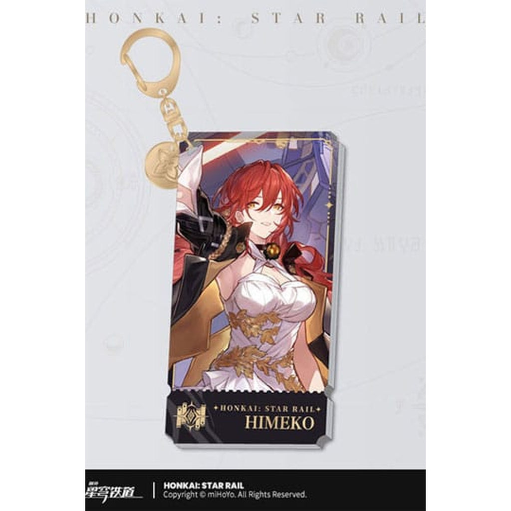 Immagine del prodotto Honkai: Star Rail Portachiavi in acrilico personaggio Himeko 9 cm
