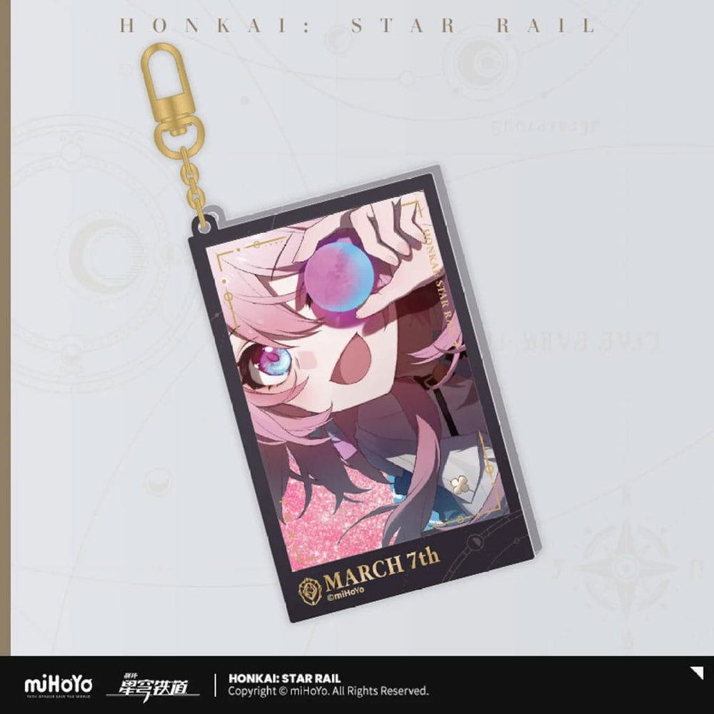 Product image Honkai: Star Rail Countdown Departure Series Acrylic Keychain March 7th Glitter 9 cm