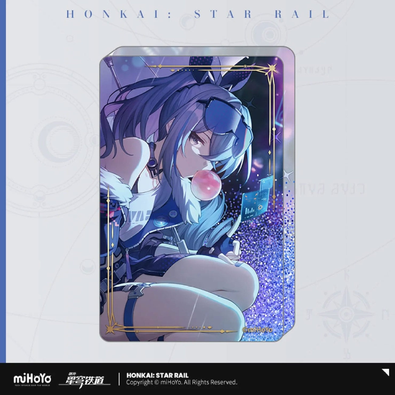 Immagine del prodotto Honkai: Star Rail ornamento in acrilico Light Cone con glitter: Incessant Rain 9 cm