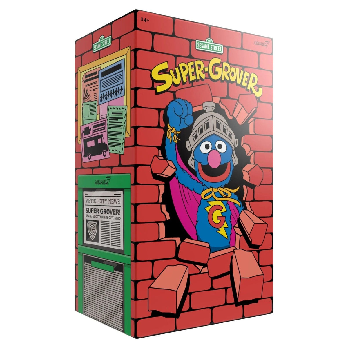 Immagine del prodotto Sesame Street figure in vinile Supersize Super Grover 36 cm