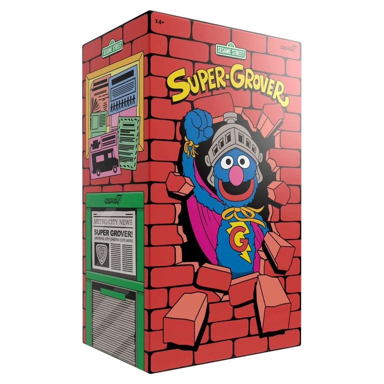 Immagine del prodotto Sesame Street figure in vinile Supersize Super Grover 36 cm