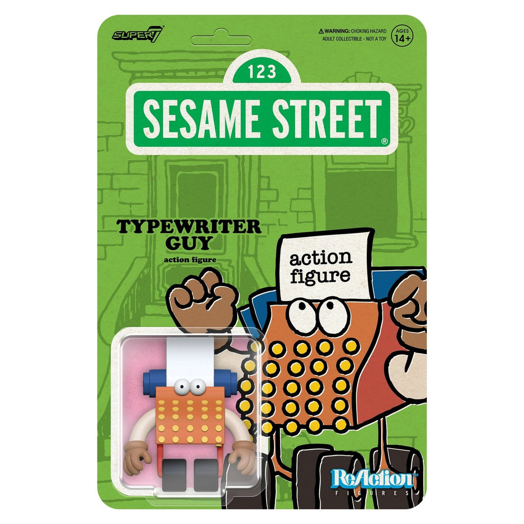 Immagine del prodotto Sesame Street action figure ReAction Wave 06 Typewriter Guy 10 cm