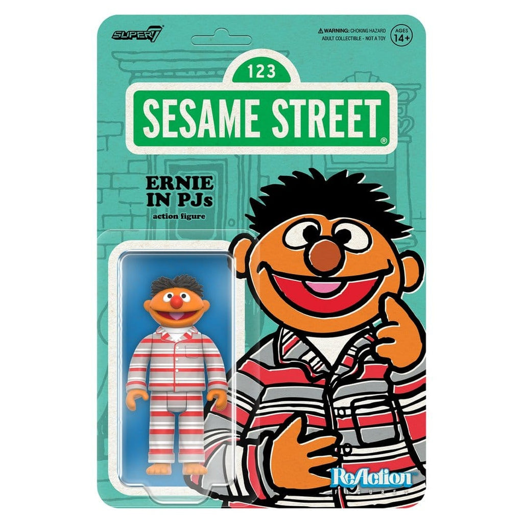 Product image Sesame Street ReAction Action Figure Wave 06 Ernie (PJs) 10 cm