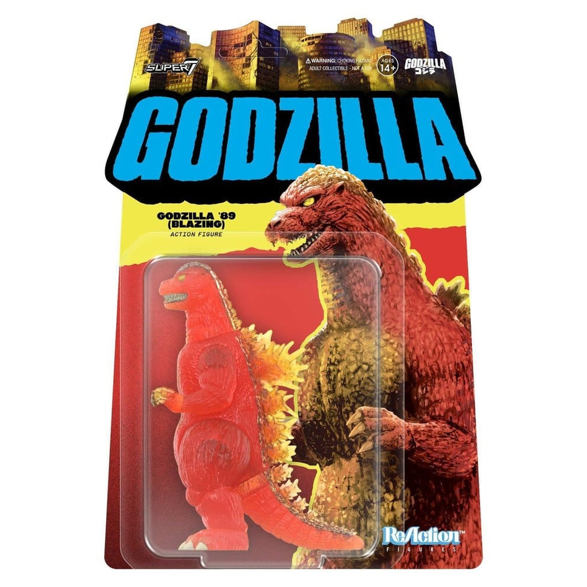 Immagine del prodotto Godzilla Toho ReAction Action figure Godzilla - 1989 (Fiammeggiante) 10 cm