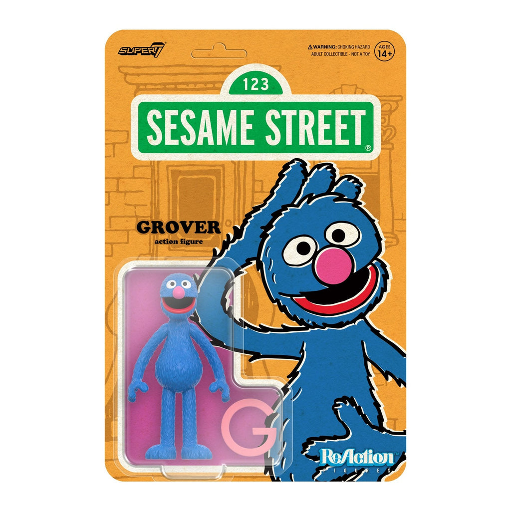 Immagine del prodotto Sesame Street action figure ReAction Wave 05 Grover 10 cm
