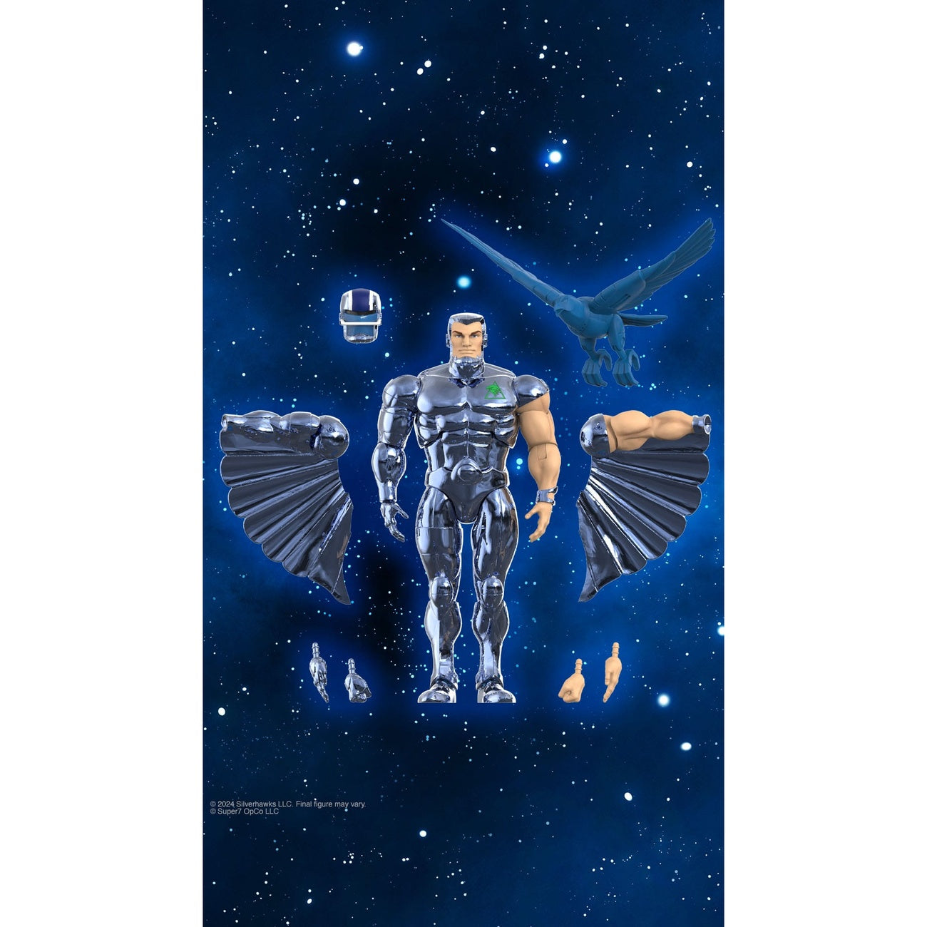 Immagine del prodotto SilverHawks Ultimates Action figure Steelwill (Toy Version Vac Metal) 18 cm