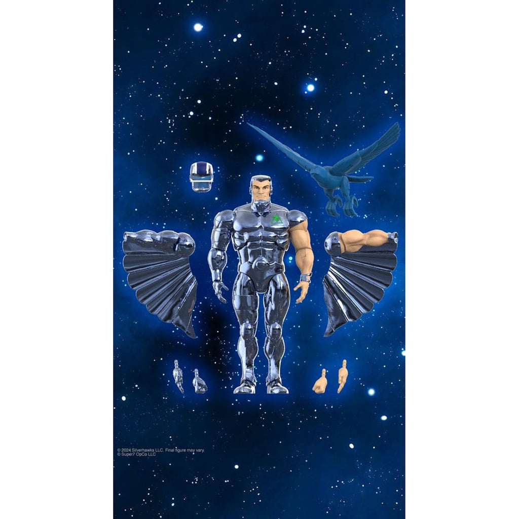 Immagine del prodotto SilverHawks Ultimates Action figure Steelwill (Toy Version Vac Metal) 18 cm