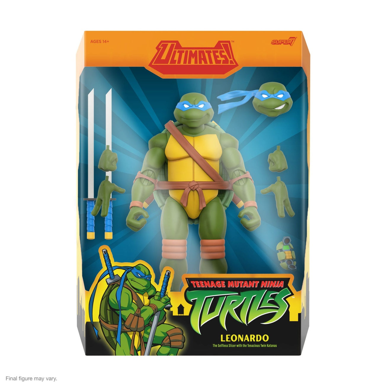 Immagine del prodotto Teenage Mutant Ninja Turtles Ultimates action figure Wave 12 Leonardo 18 cm