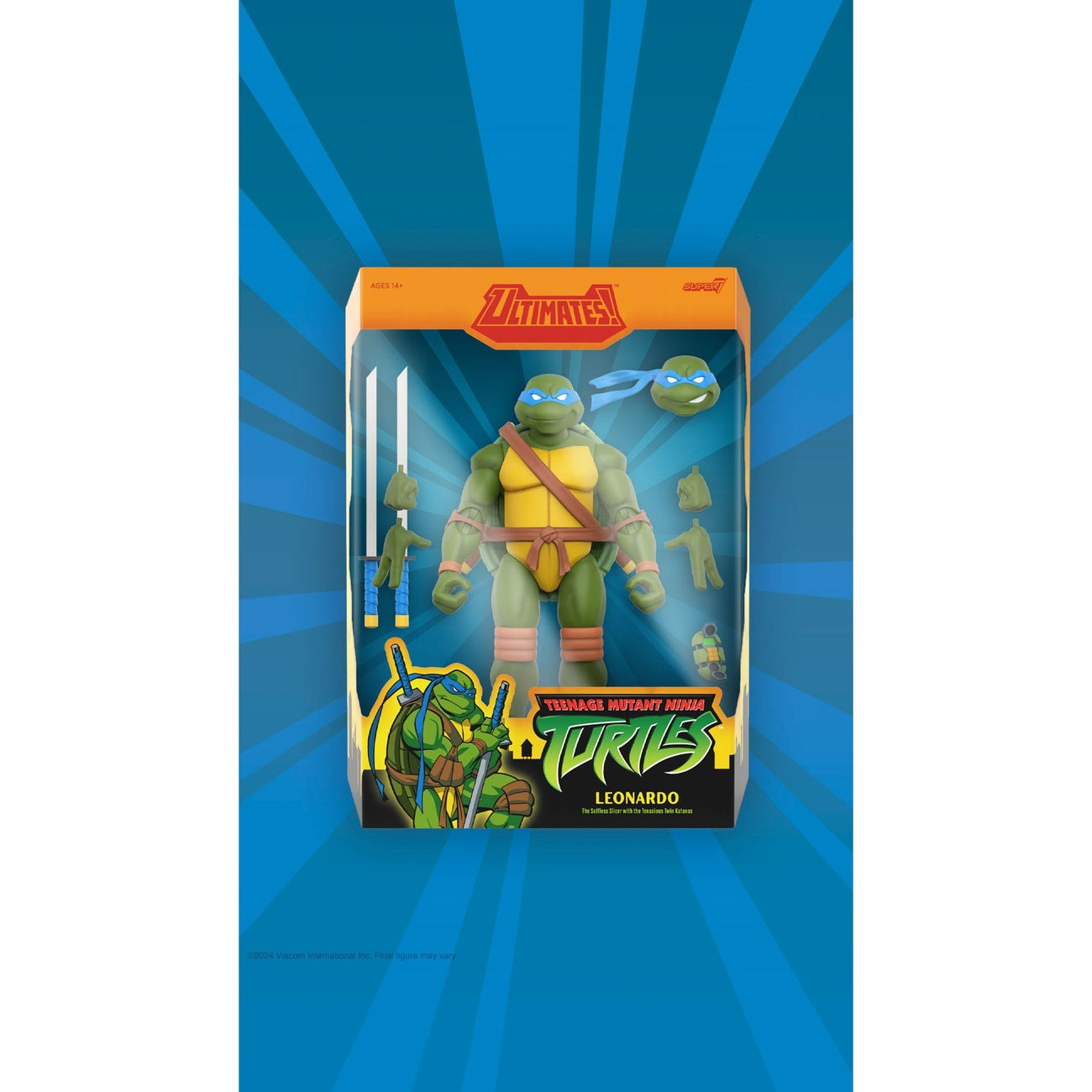 Immagine del prodotto Teenage Mutant Ninja Turtles Ultimates action figure Wave 12 Leonardo 18 cm