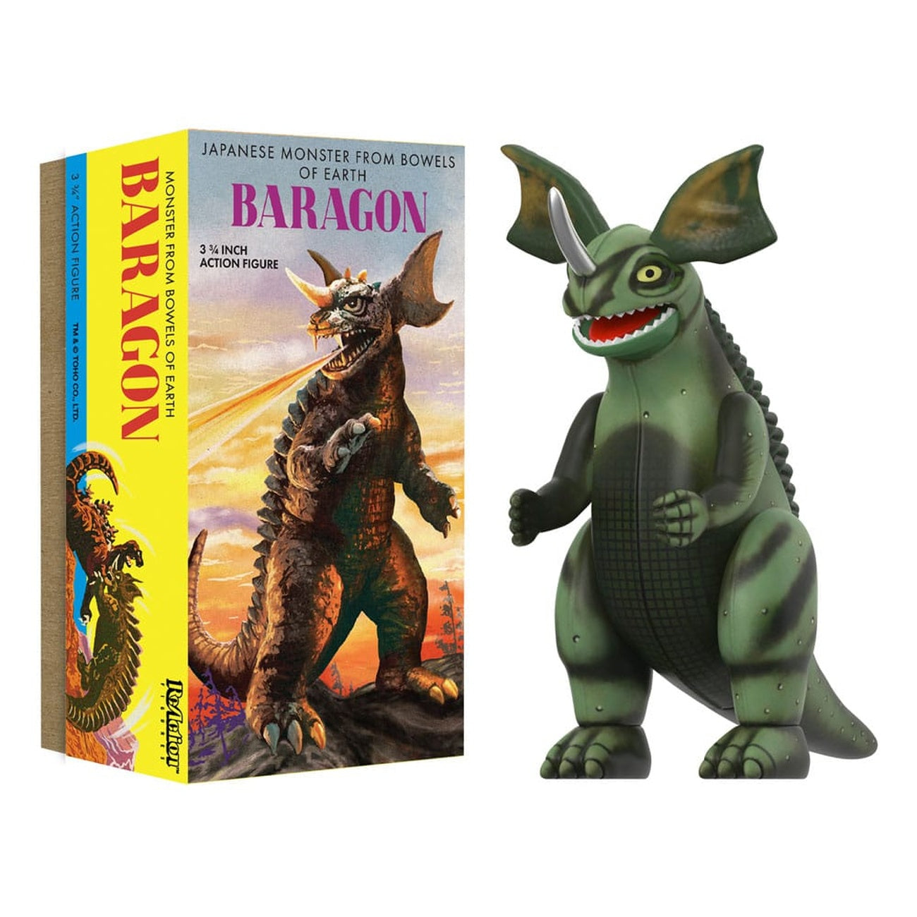 Immagine del prodotto Toho ReAction action figure Wave 01 (latta retrò) Baragon (latta Marusan) 10 cm