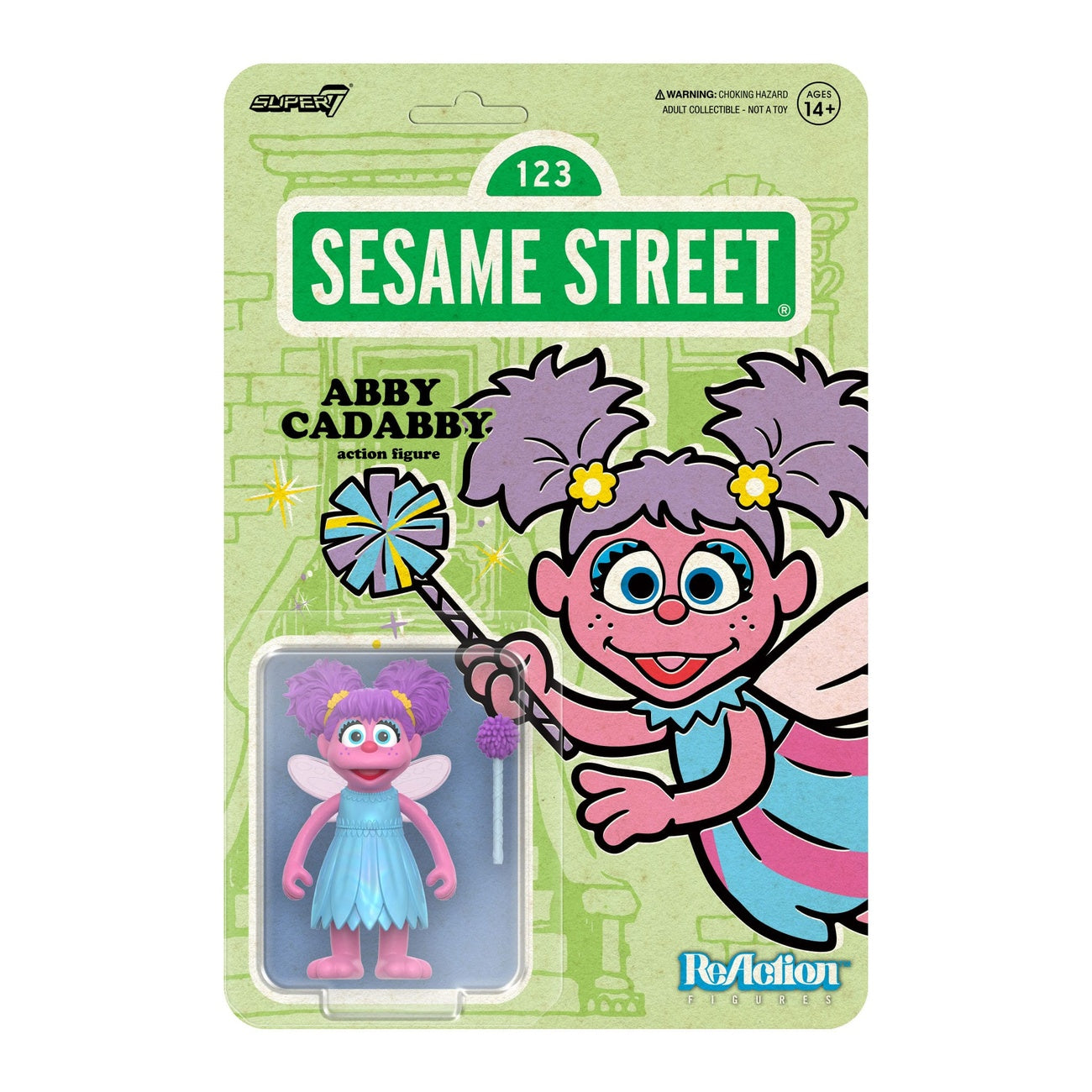 Immagine del prodotto Sesame Street action figure ReAction Wave 05 Abby Cadabby 10 cm