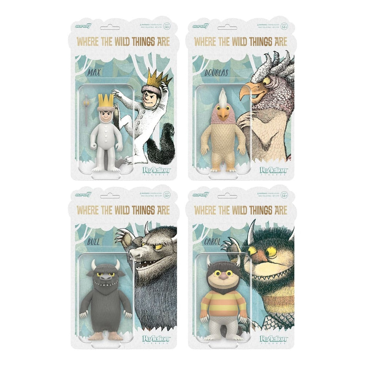 Immagine del prodotto Nel paese dei mostri selvaggi action figure ReAction Wave 01 Bull (mostro) 10 cm