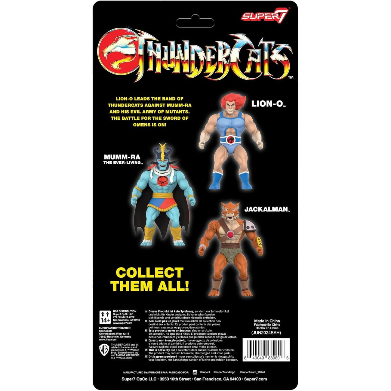 Product image Thundercats Vintage Collection Action Figure Wave 1 Jackalman 14 cm