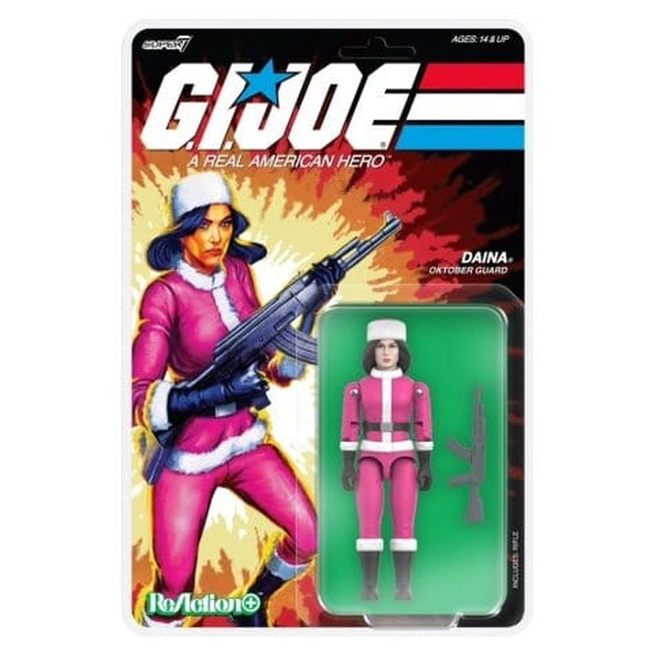 Immagine del prodotto GI Joe ReAction+ action figure Wave 07 Daina (Cartoon) 10 cm