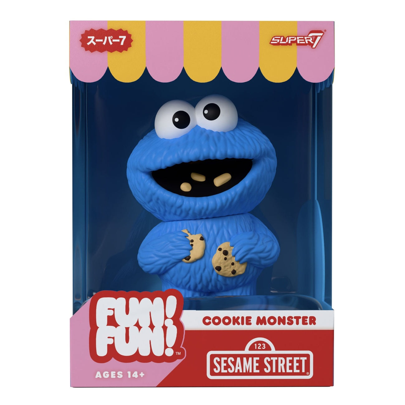 Immagine del prodotto Sesame Street FUN! FUN! figure in soft vinyl Wave 02 Cookie Monster 13 cm