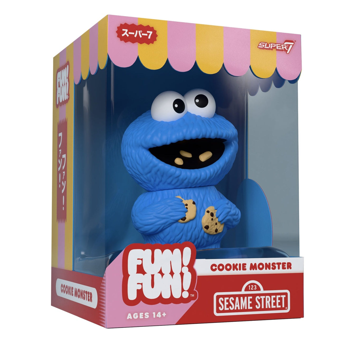 Immagine del prodotto Sesame Street FUN! FUN! figure in soft vinyl Wave 02 Cookie Monster 13 cm