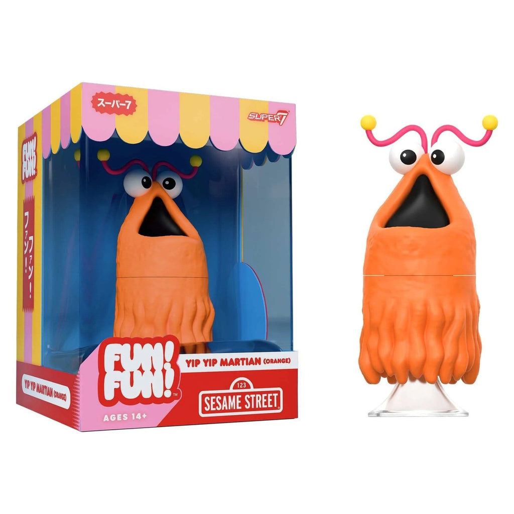 Immagine del prodotto Sesamo Street Fun! Fun! Figure in soft vinyl Yip Yip Martian (Arancione) 18 cm