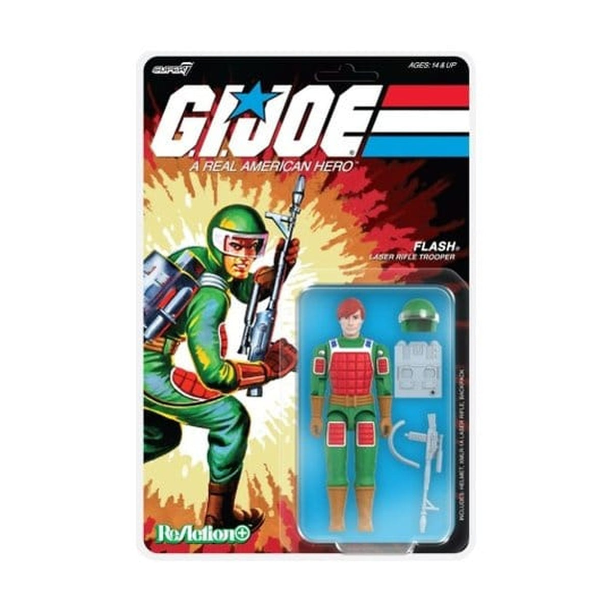 Immagine del prodotto Action figure GI Joe ReAction+ Wave 07 Flash (Comic) 10 cm