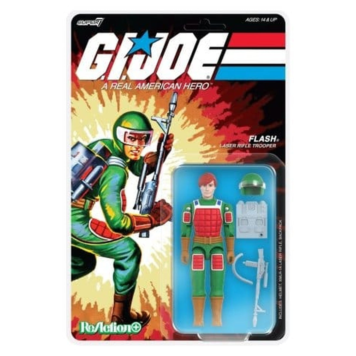 Immagine del prodotto Action figure GI Joe ReAction+ Wave 07 Flash (Comic) 10 cm