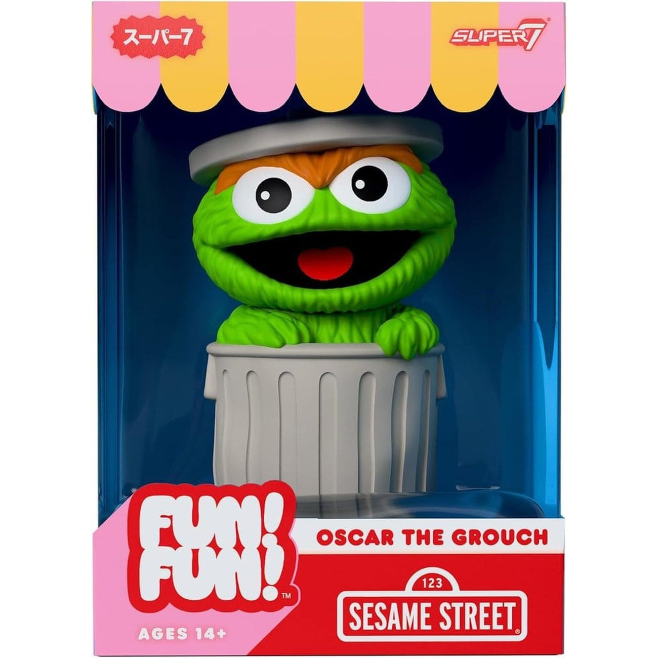 Product image Sesame Street Fun! Fun! Mini Figure Wave 01 - Oscar the Grouch 18 cm