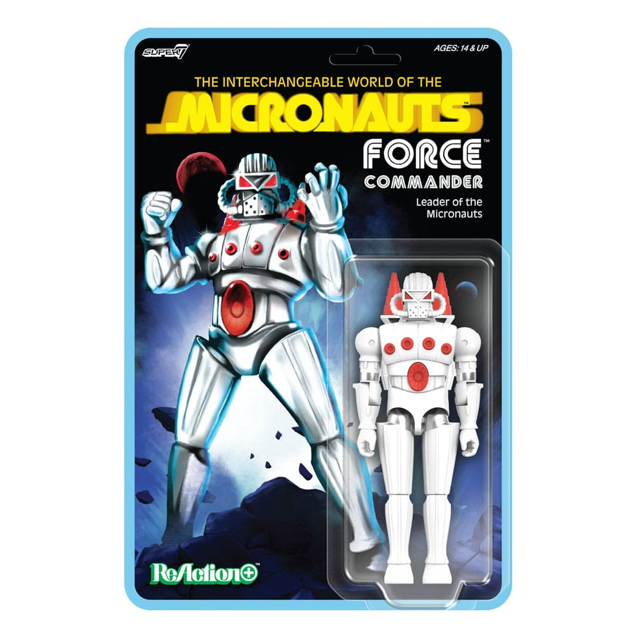 Immagine del prodotto Micronauts action figure ReAction+ Wave 02 Force Commander 9 cm