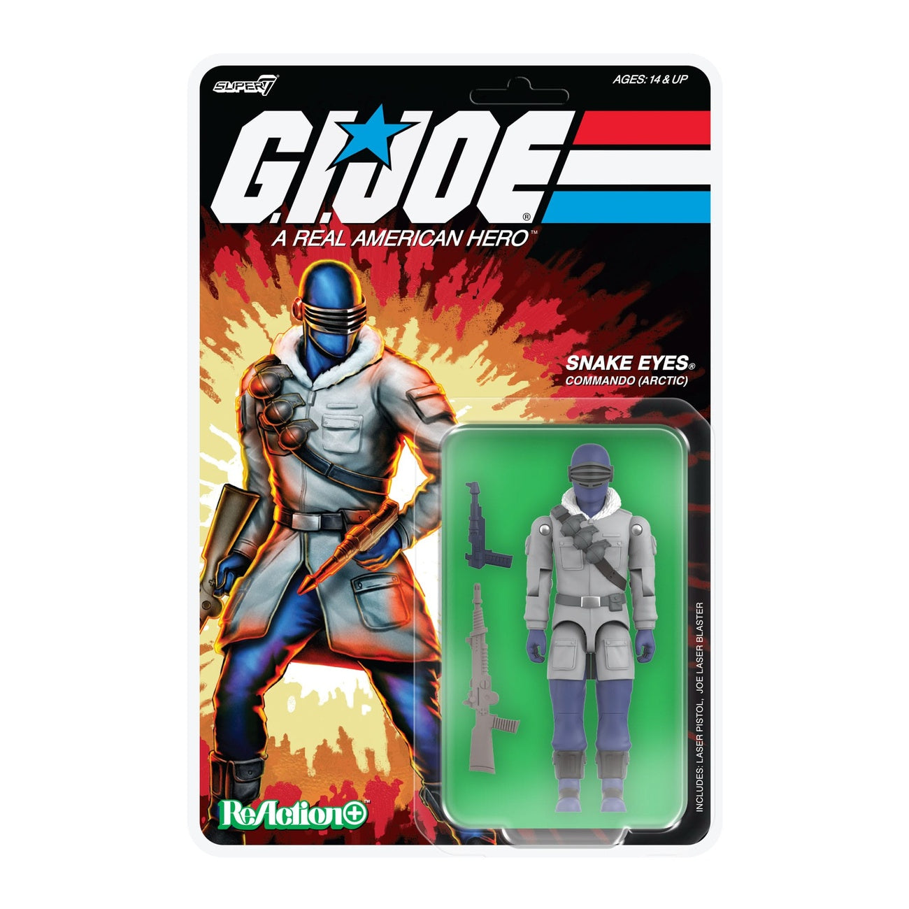 Immagine del prodotto GI Joe (Film) Action figure ReAction+ Wave 5 Arctic Snake Eyes (Film) 10 cm