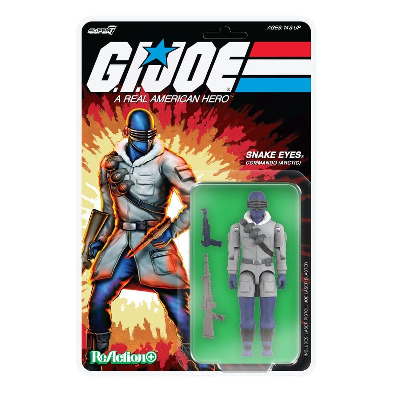 Immagine del prodotto GI Joe (Film) Action figure ReAction+ Wave 5 Arctic Snake Eyes (Film) 10 cm