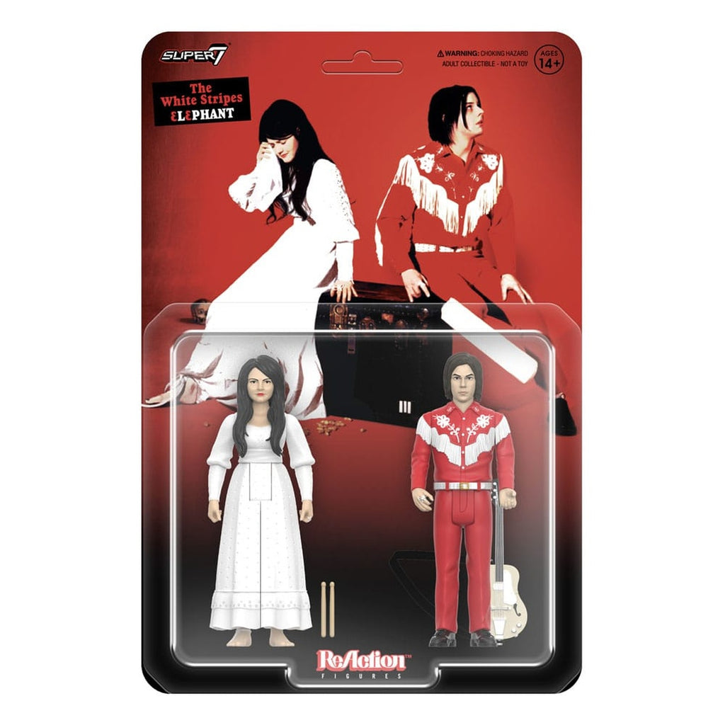 Immagine del prodotto The White Stripes ReAction action figure set da 2 Wave 02 The White Stripes (Elephant) 10 cm