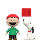 Immagine del prodotto Peanuts ReAction Set di 2 action figure Charlie Brown e Snoopy (Canto di Natale) 10 cm