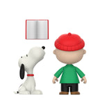 Immagine del prodotto Peanuts ReAction Set di 2 action figure Charlie Brown e Snoopy (Canto di Natale) 10 cm